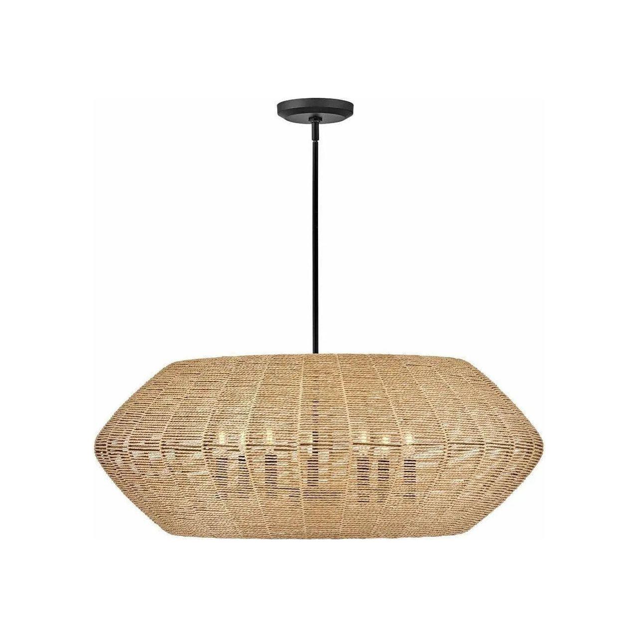 Hinkley Lighting - Luca Pendant - 40385BLK-CML - Canada Light Shop