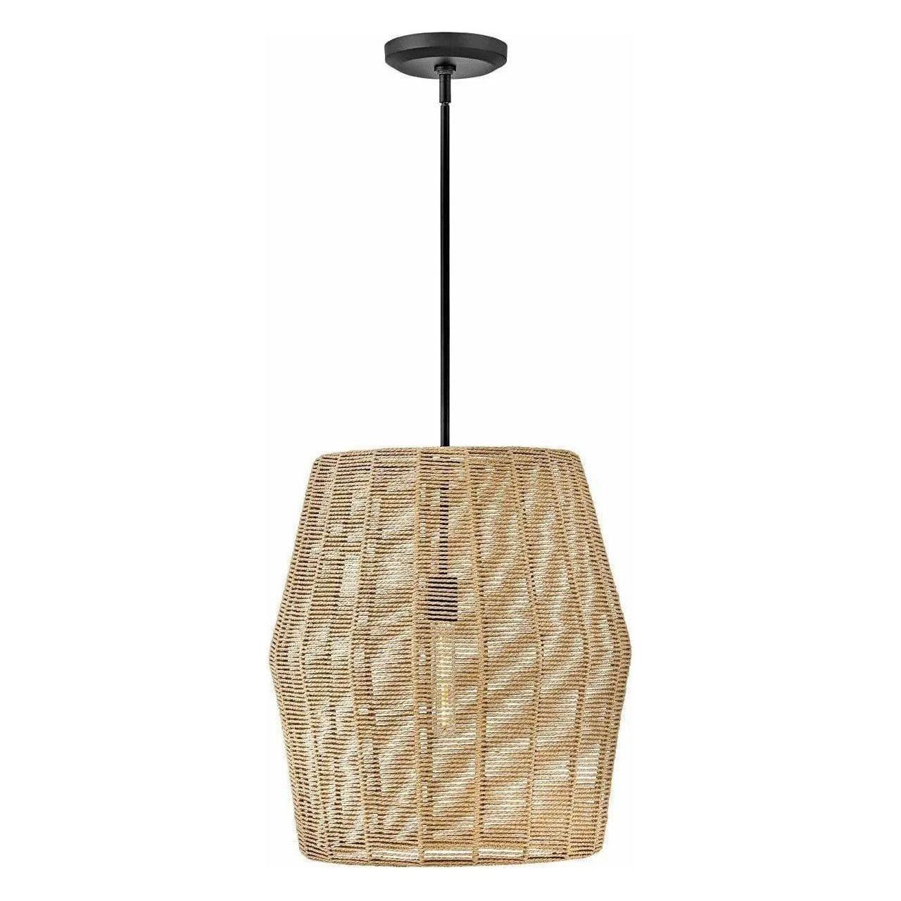 Hinkley Lighting - Luca Pendant - 40387BLK-CML - Canada Light Shop