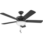 Hinkley Lighting - Metro Illuminated Ceiling Fan - 903352FMB-LIA - Canada Light Shop