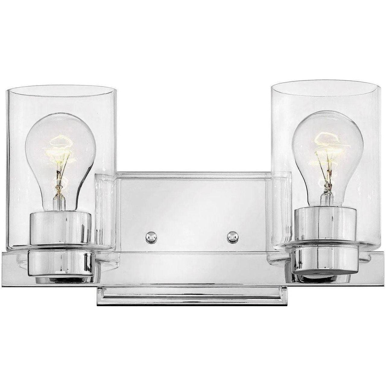 Hinkley Lighting - Miley 13-Inch Two Light Bath - 5052CM-CL - Canada Light Shop
