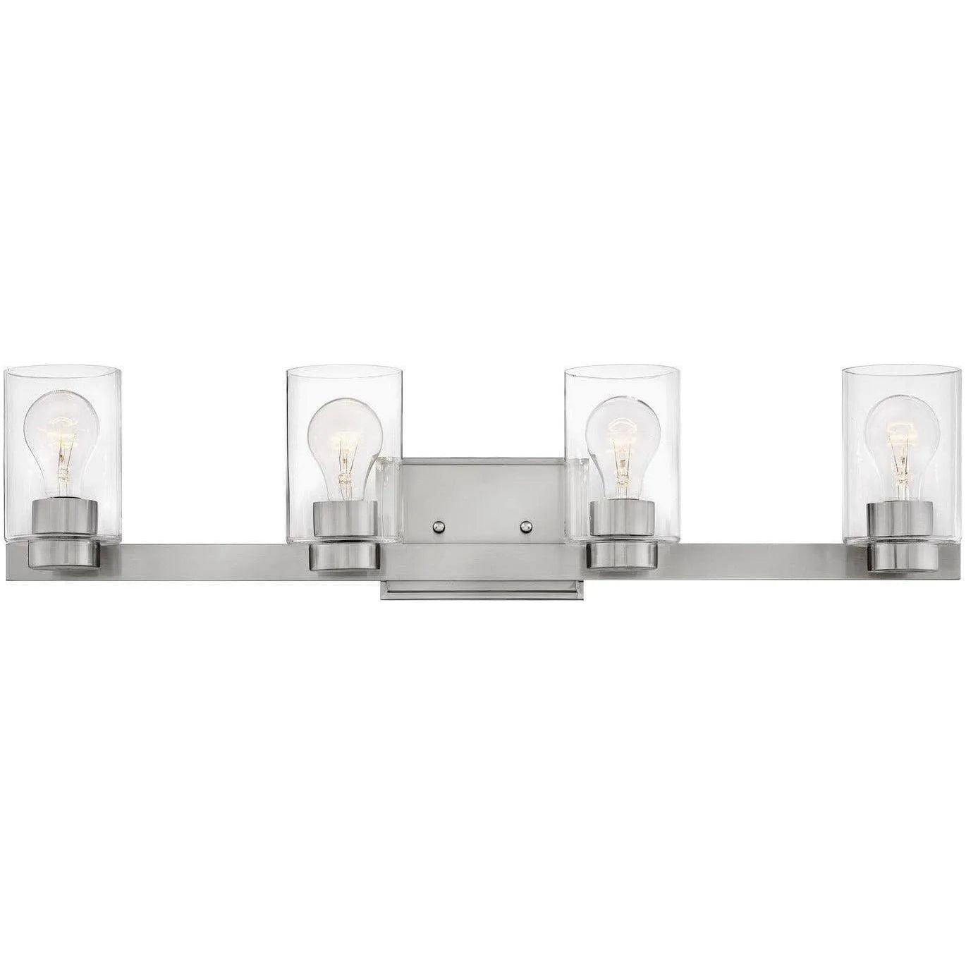 Hinkley Lighting - Miley 30-Inch Four Light Bath - 5054BN-CL - Canada Light Shop