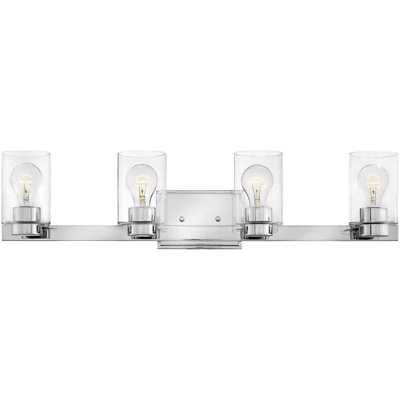 Hinkley Lighting - Miley 30-Inch Four Light Bath - 5054CM-CL - Canada Light Shop