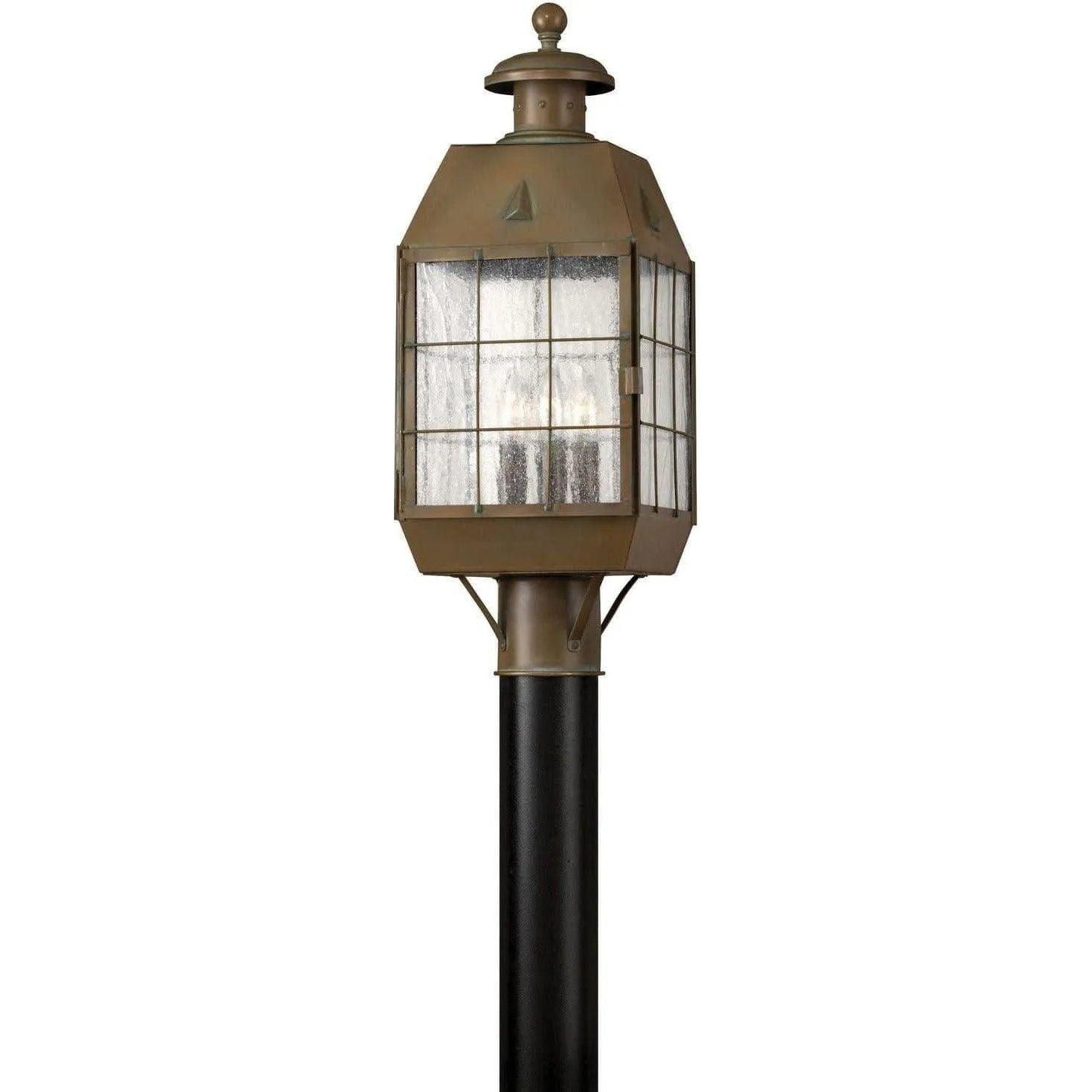 Hinkley Lighting - Nantucket 21-Inch Outdoor Post Mount - 2371AS - Canada Light Shop