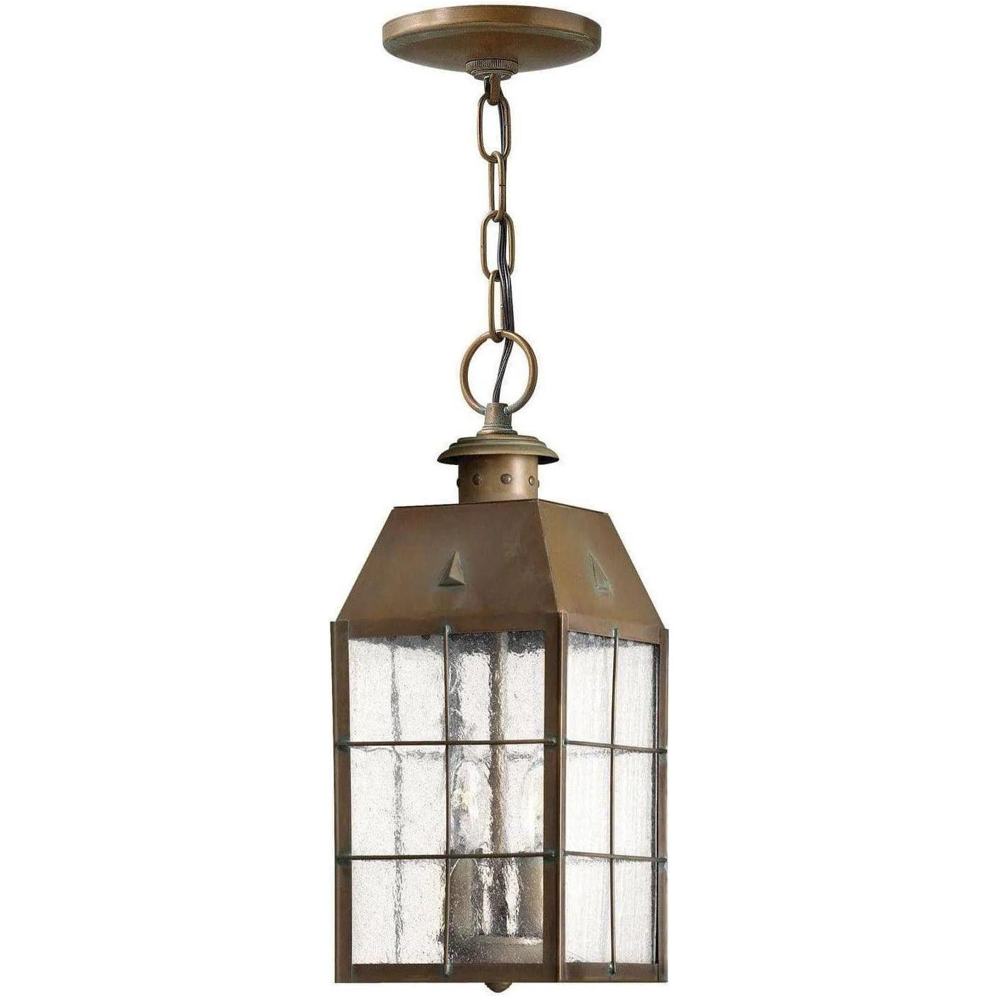 Hinkley Lighting - Nantucket 5-Inch Outdoor Hanging Lantern - 2372AS - Canada Light Shop