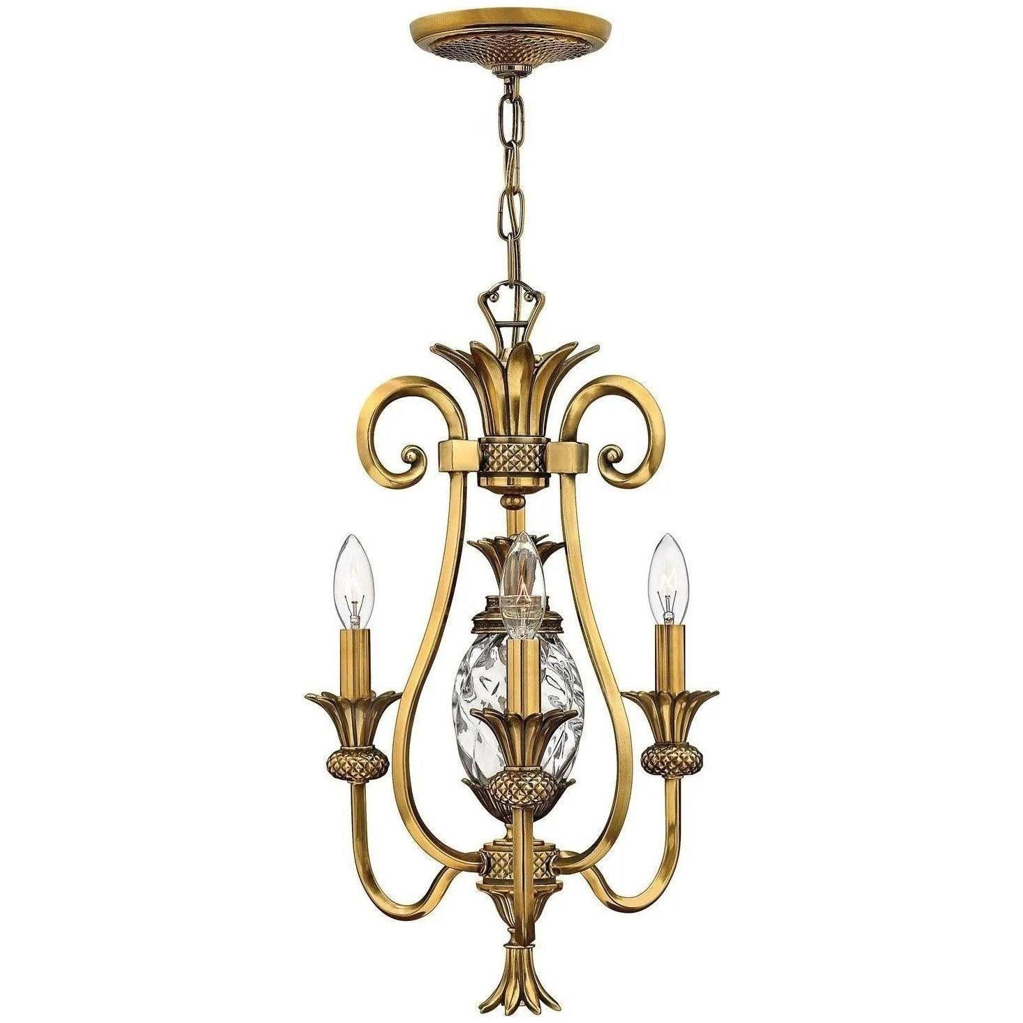 Hinkley Lighting - Plantation 13-Inch Chandelier - 4103BB - Canada Light Shop