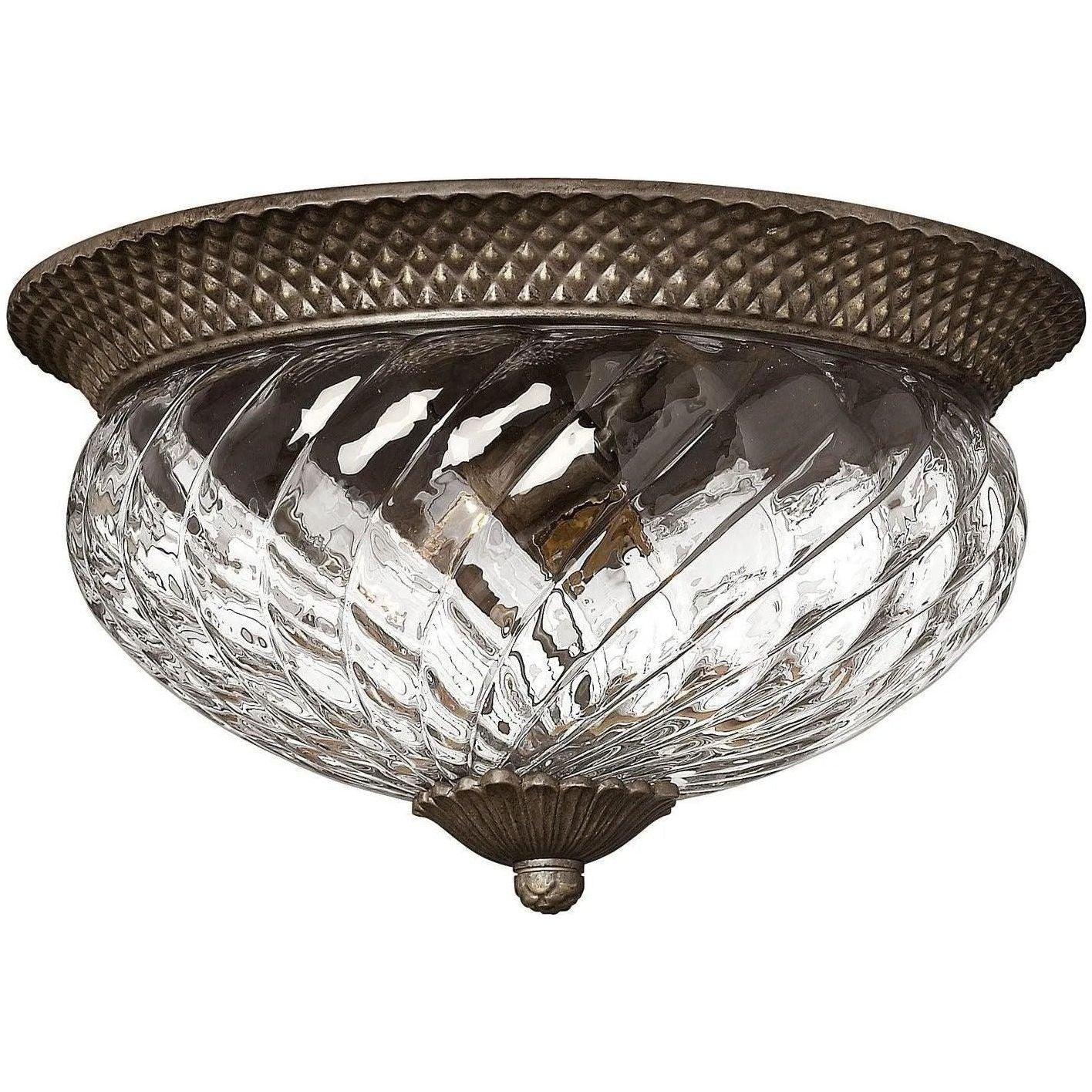 Hinkley Lighting - Plantation 16-Inch Flush Mount - 4881PZ - Canada Light Shop