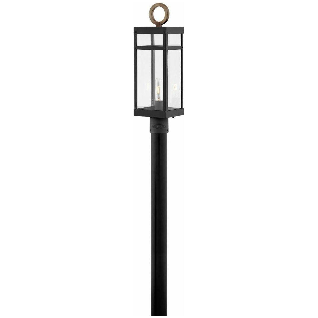 Hinkley Lighting - Porter LED Post Top or Pier Mount Lantern - 2801BK-LL - Canada Light Shop