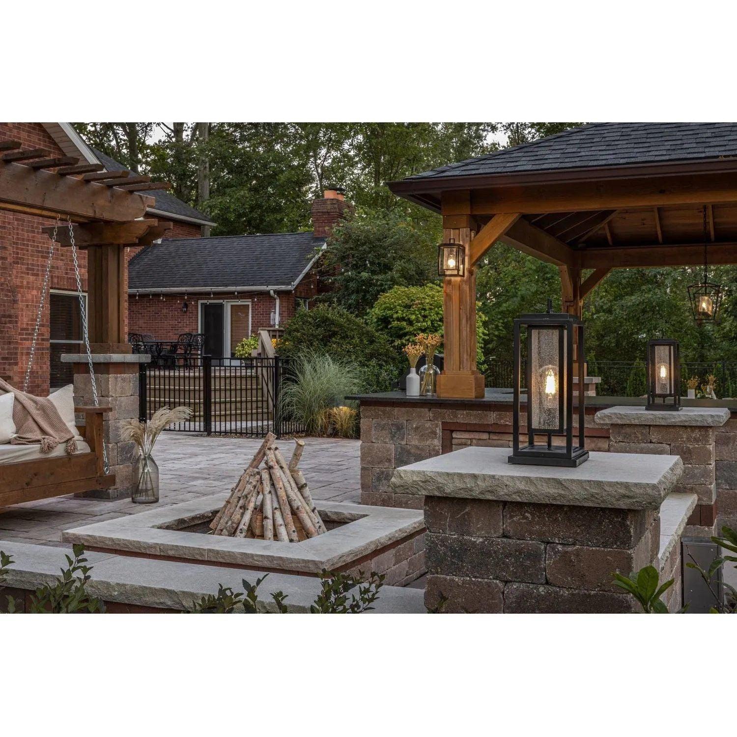 Hinkley Lighting - Republic 12-Inch Outdoor Wall Mount - 1000BK - Canada Light Shop