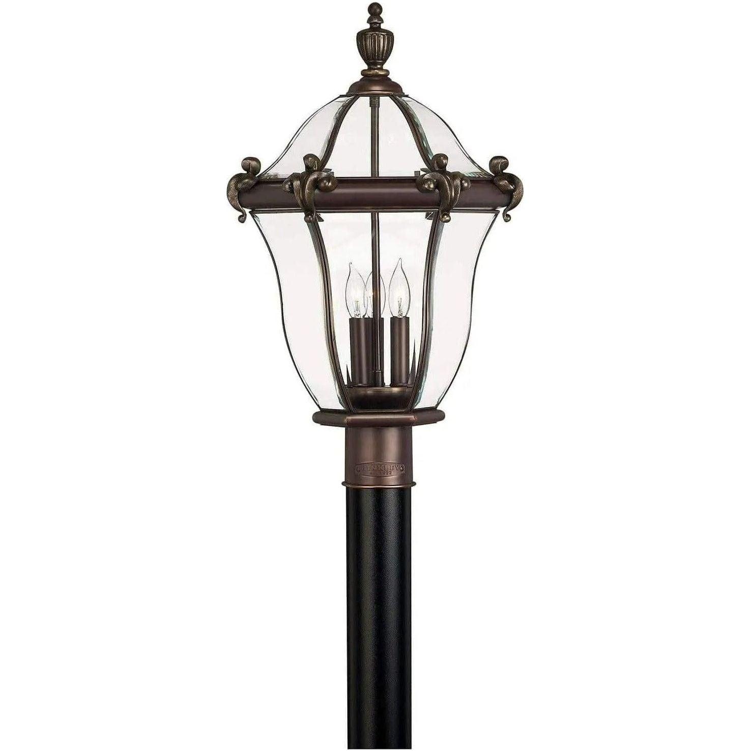 Hinkley Lighting - San Clemente 23-Inch Outdoor Post Mount - 2441CB - Canada Light Shop