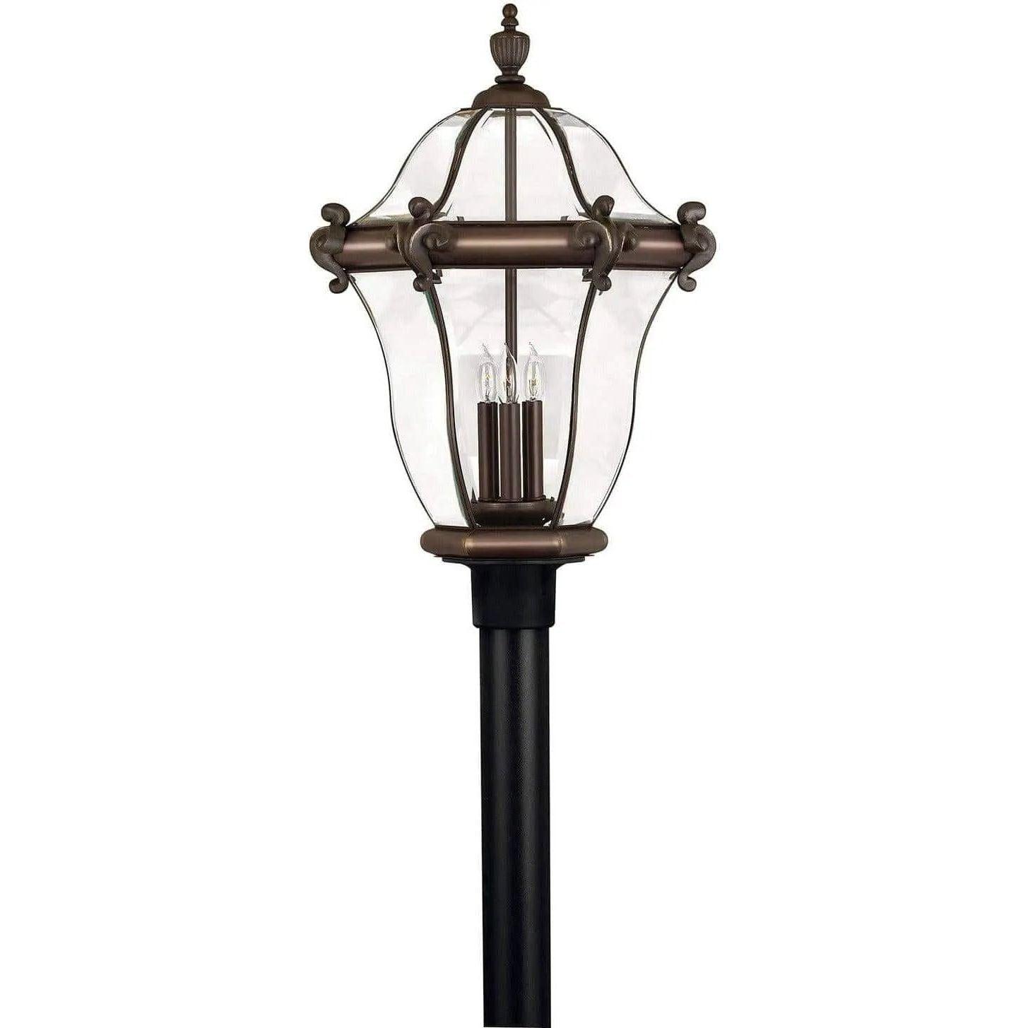 Hinkley Lighting - San Clemente 27-Inch Outdoor Post Mount - 2447CB - Canada Light Shop
