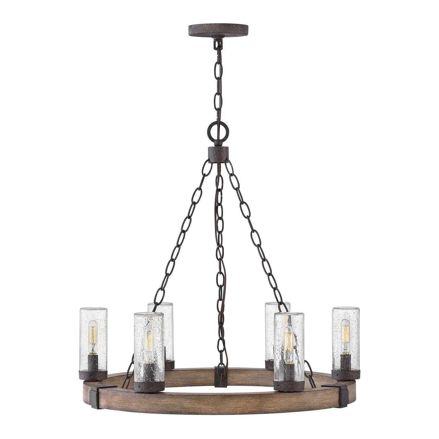 Hinkley Lighting - Sawyer LED Outdoor Chandelier - 29206SQ-LL - Canada Light Shop