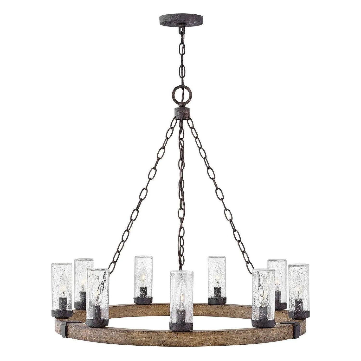 Hinkley Lighting - Sawyer LED Outdoor Chandelier - 29208SQ-LL - Canada Light Shop