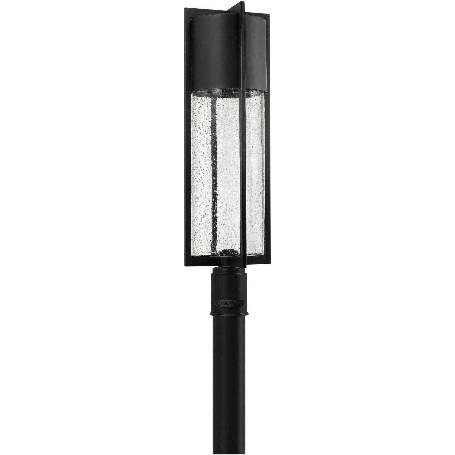 Hinkley Lighting - Shelter 28-Inch Outdoor Post Mount - 1321BK-LED - Canada Light Shop