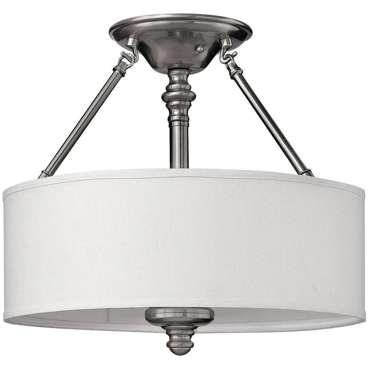 Hinkley Lighting - Sussex 16-Inch Semi-Flush Mount - 4791BN - Canada Light Shop