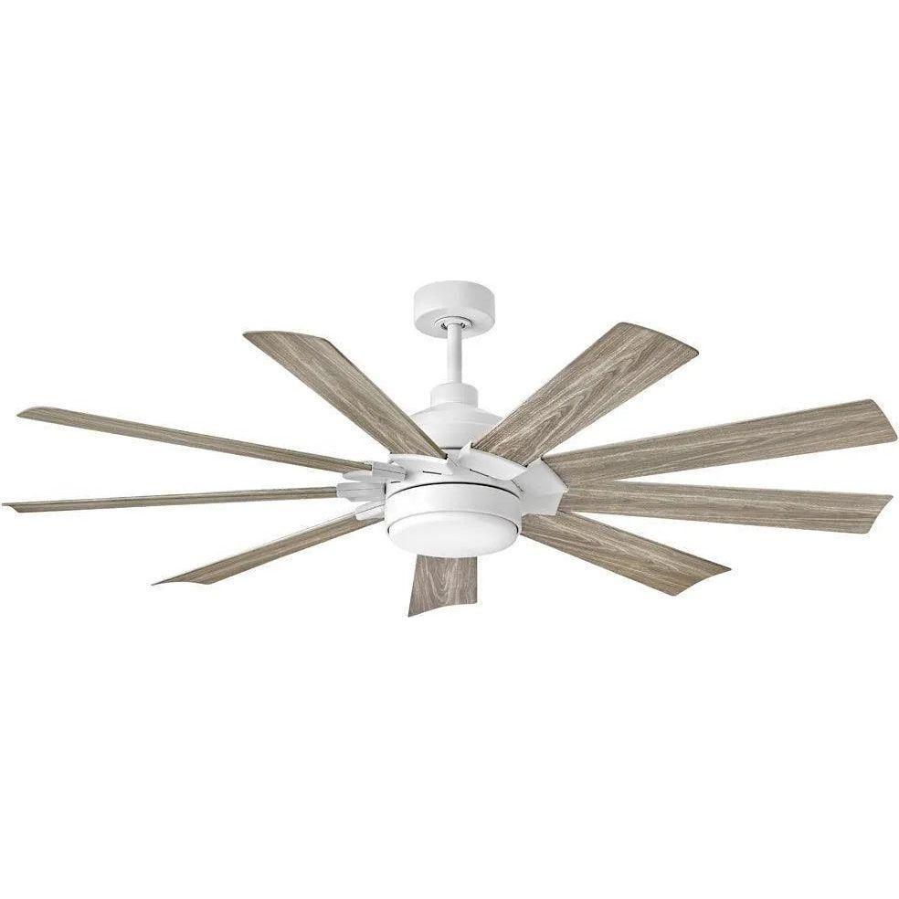 Hinkley Lighting - Turbine Ceiling Fan - 904260FCW-LWD - Canada Light Shop
