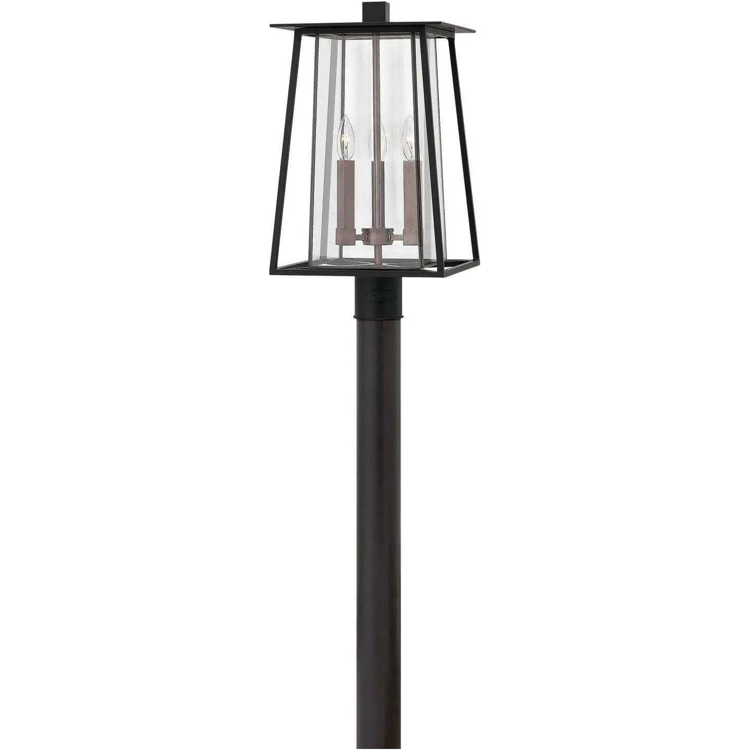 Hinkley Lighting - Walker 21-Inch Outdoor Post Mount - 2101BK - Canada Light Shop