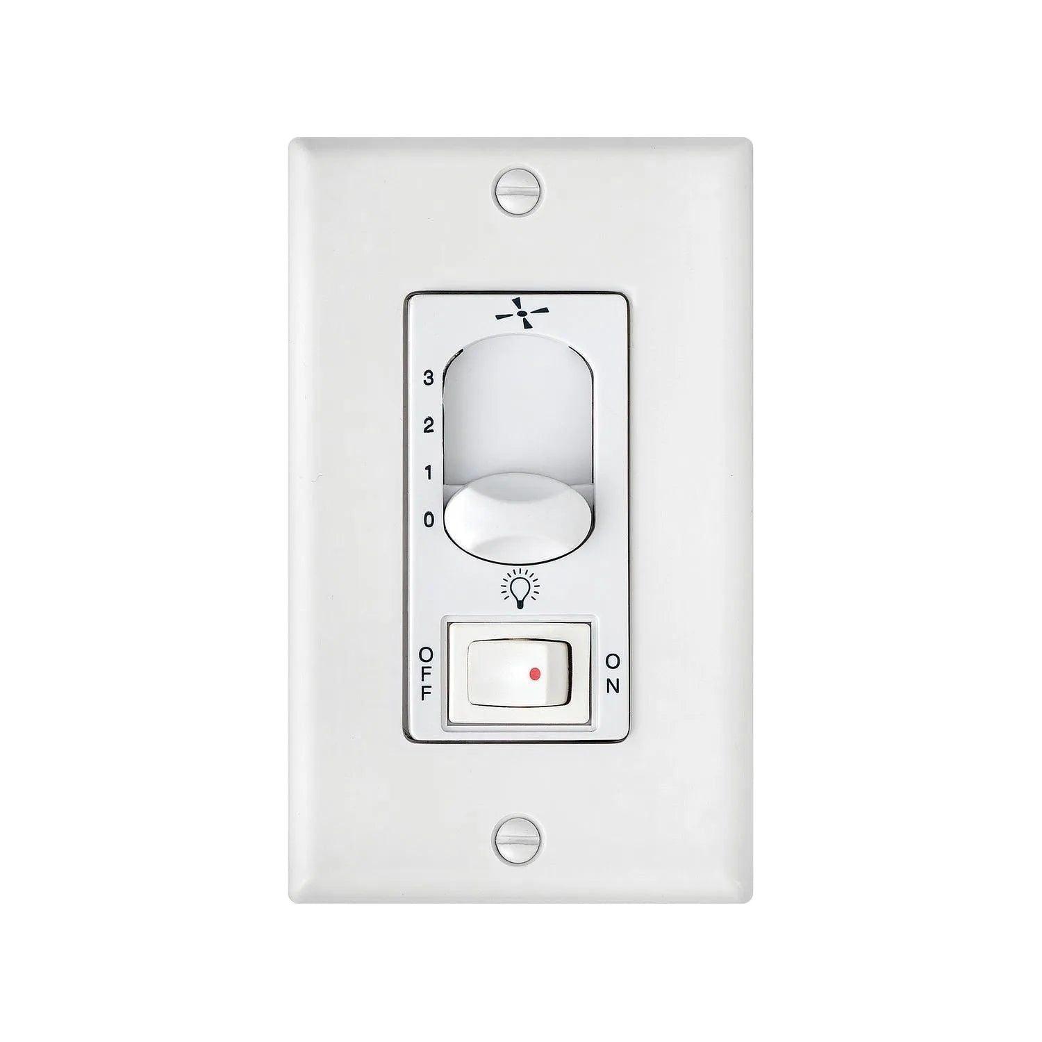 Hinkley Lighting - Wall Contol 3 Spd On/Off Lt Sw Wall Contol - 980009FWH - Canada Light Shop