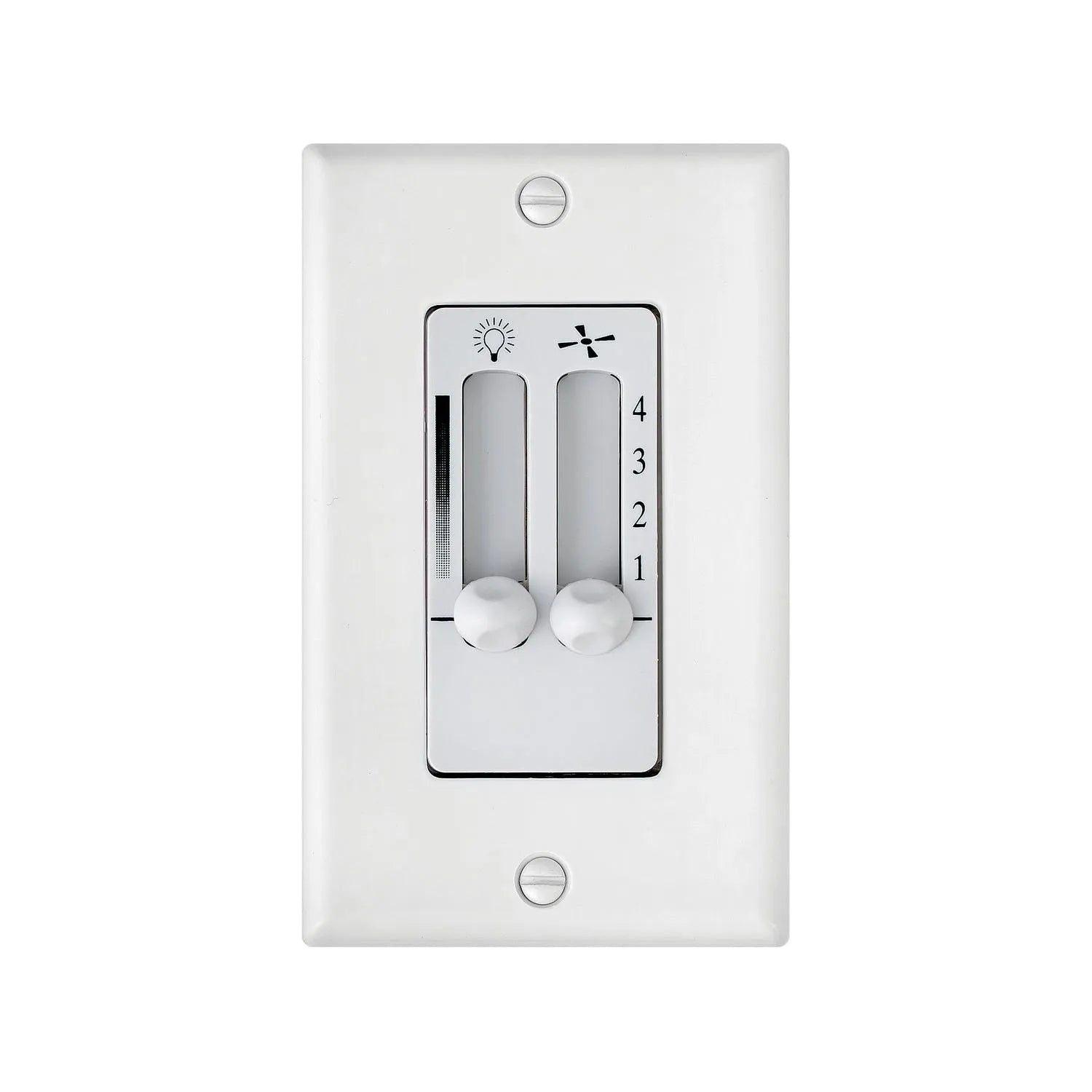 Hinkley Lighting - Wall Ctl 4 Speed Dual Slide Wall Contol - 980008FWH - Canada Light Shop