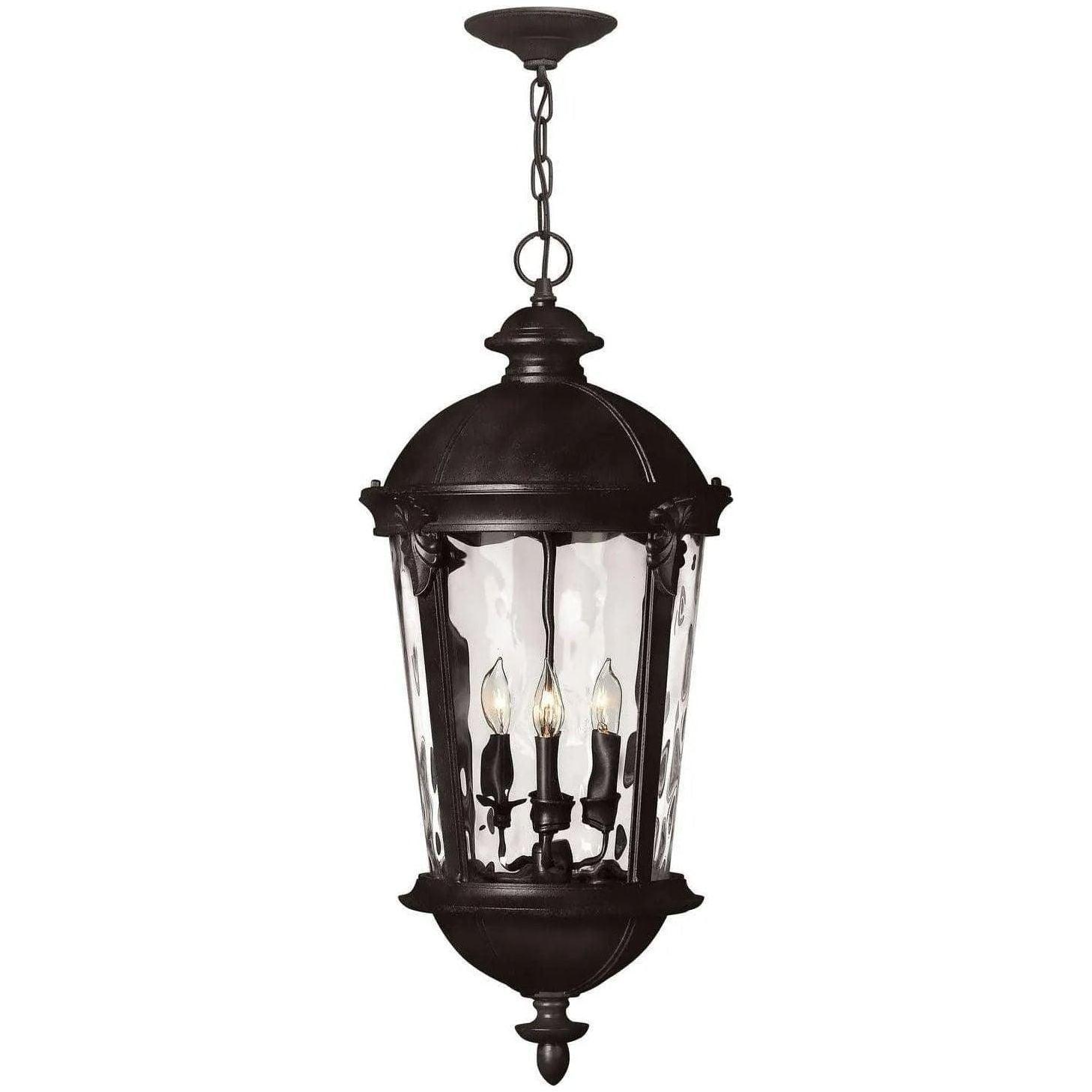Hinkley Lighting - Windsor 12-Inch Outdoor Hanging Lantern - 1892BK - Canada Light Shop
