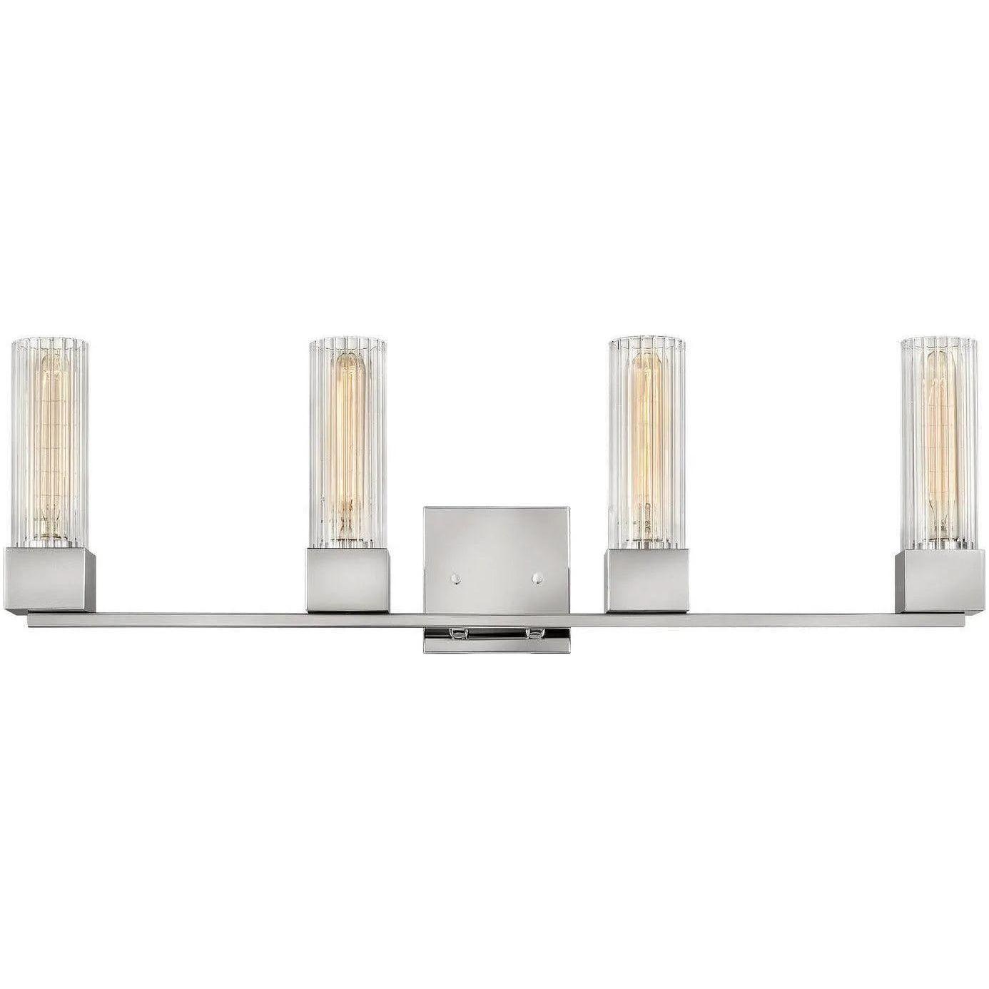 Hinkley Lighting - Xander 32-Inch Four Light Bath - 5974PN - Canada Light Shop