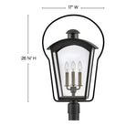 Hinkley Lighting - Yale Post Top or Pier Mount Lantern - 13301BK - Canada Light Shop