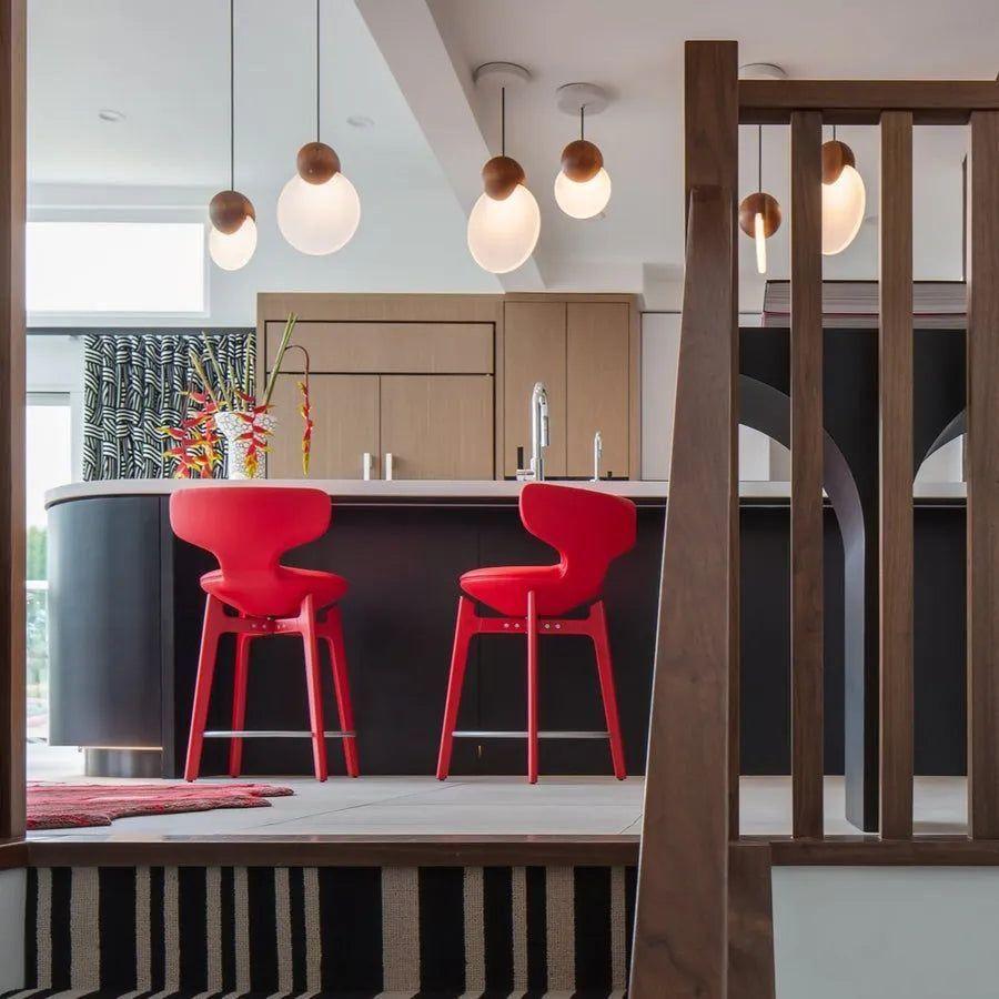 Hollis+Morris - Anchor Pendant - ACHRPENDANT-LG-OKB-CLR - Canada Light Shop