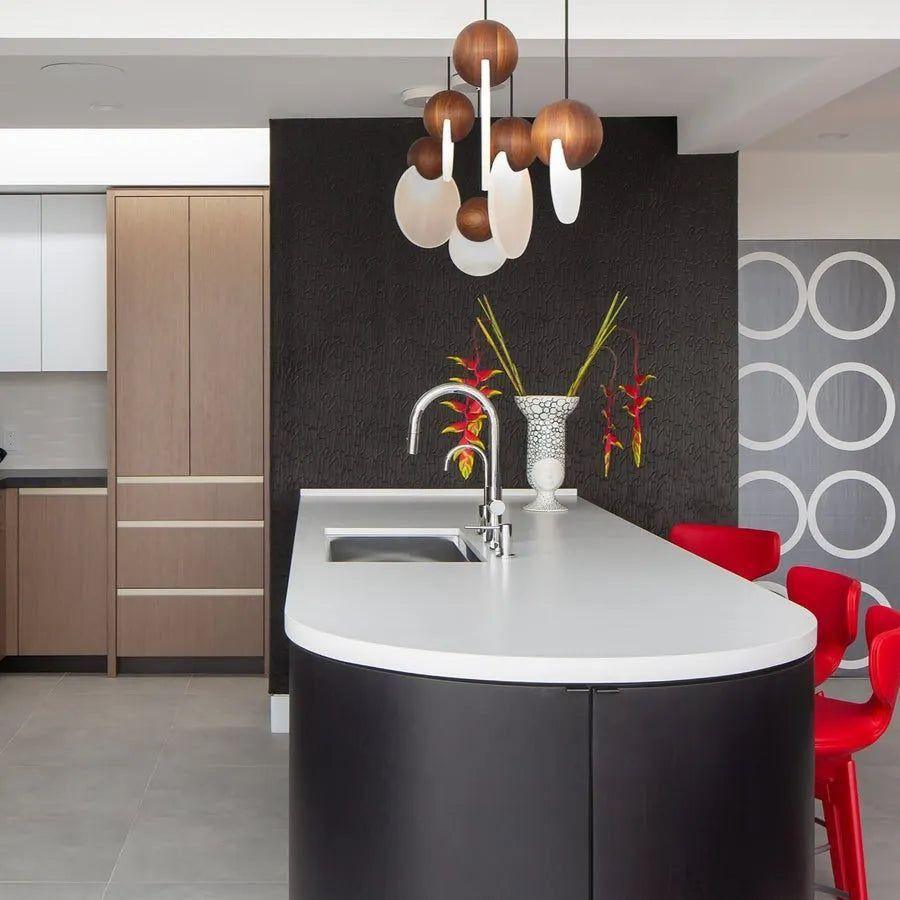 Hollis+Morris - Anchor Pendant - ACHRPENDANT-LG-OKB-CLR - Canada Light Shop