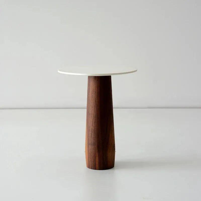 Hollis+Morris - Bedford Side Table - BEDF-LG-OAK-BLK - Canada Light Shop