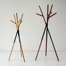 Hollis+Morris - Bellwoods Clothes Rack - BELLSTANDARD-OAKBLACK-BK - Canada Light Shop