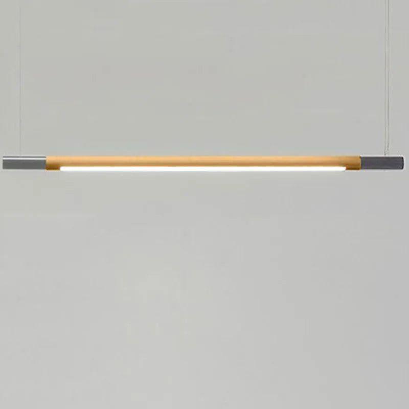 Hollis+Morris - Bennington Linear Pendant - BENN-STD-4FT-OKB-ANT - Canada Light Shop