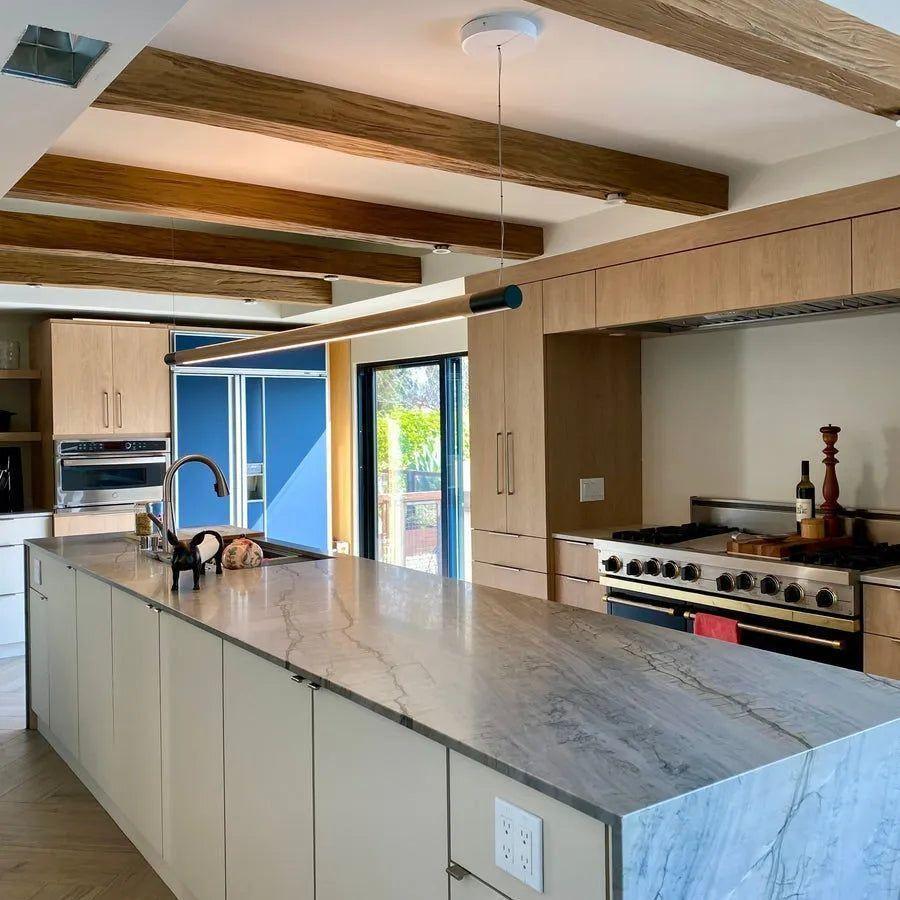 Hollis+Morris - Bennington Up / Down Linear Pendant - BENN-UPDOWN-3FT-OKB-BLK - Canada Light Shop