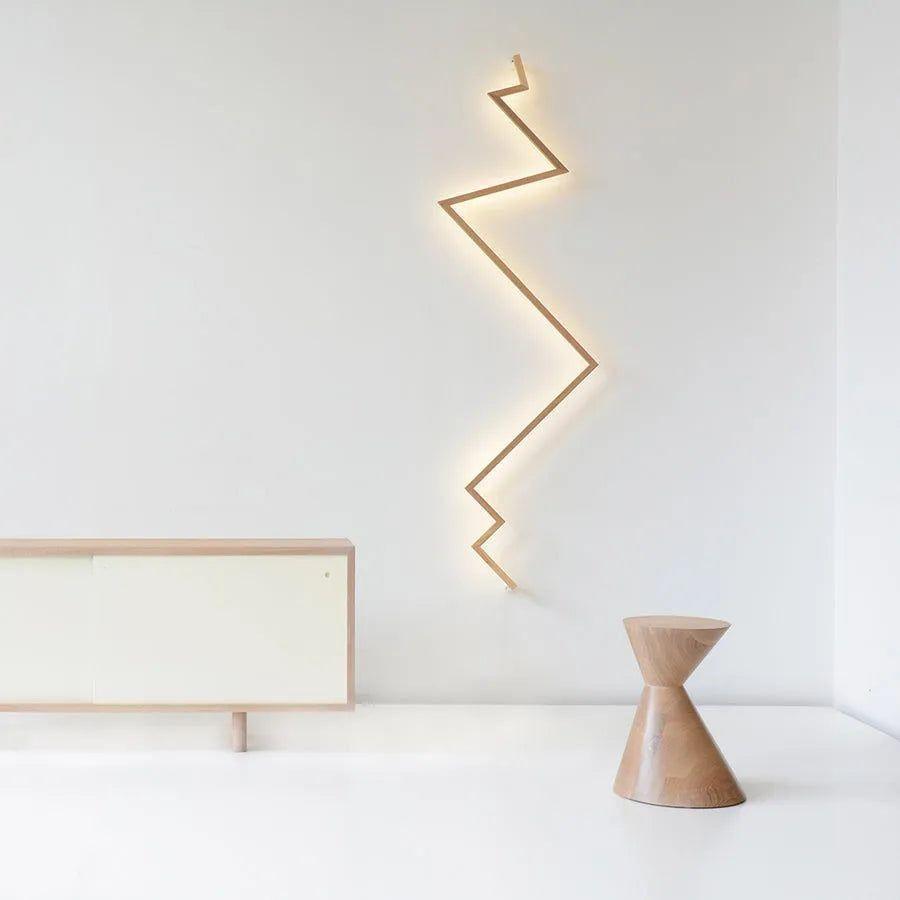 Hollis+Morris - Bolt Wall Light - BOLT-WALL-3FT-OKB - Canada Light Shop