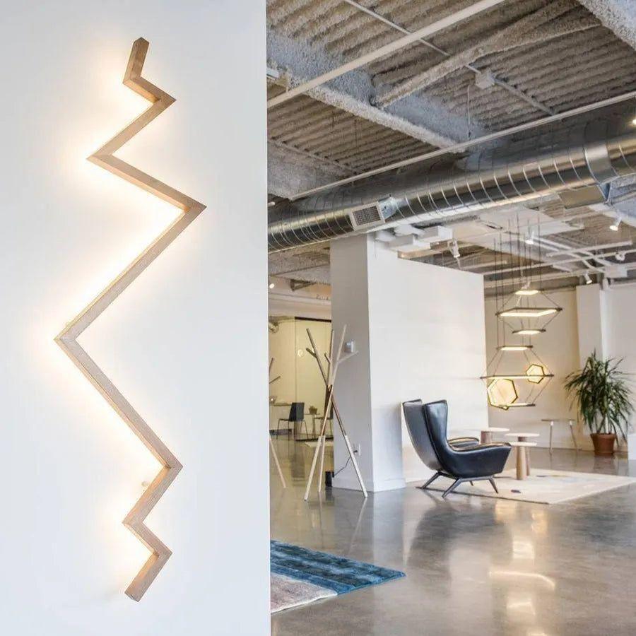 Hollis+Morris - Bolt Wall Light - BOLT-WALL-3FT-OKB - Canada Light Shop