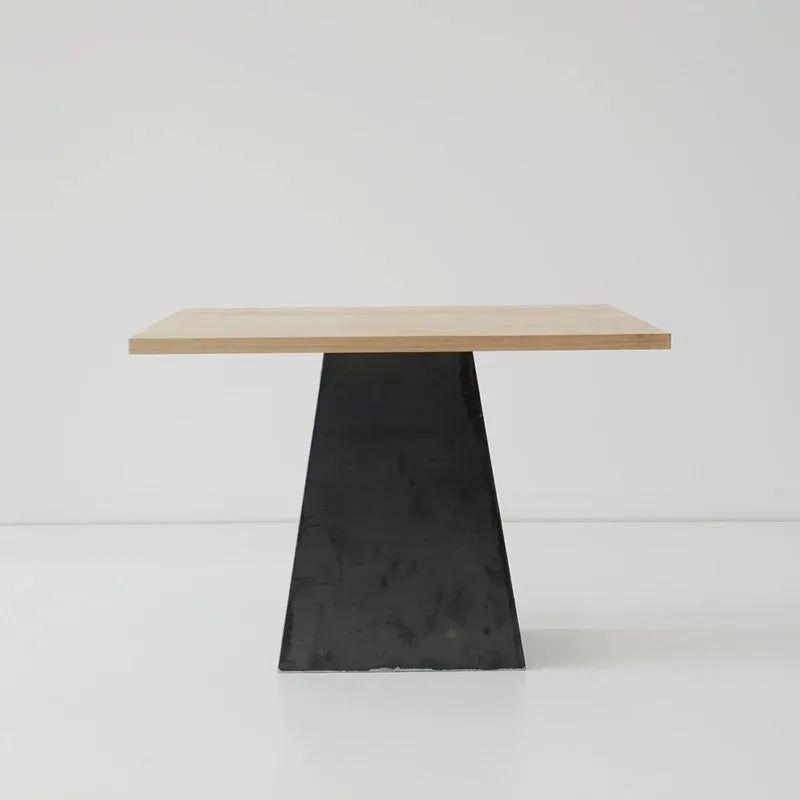 Hollis+Morris - Brackton Dining Table - BRAC-LG-OAKBLACK-BK - Canada Light Shop