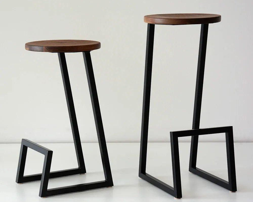 Hollis+Morris - Corktown Stool - CORKBAR-OKB-BK - Canada Light Shop