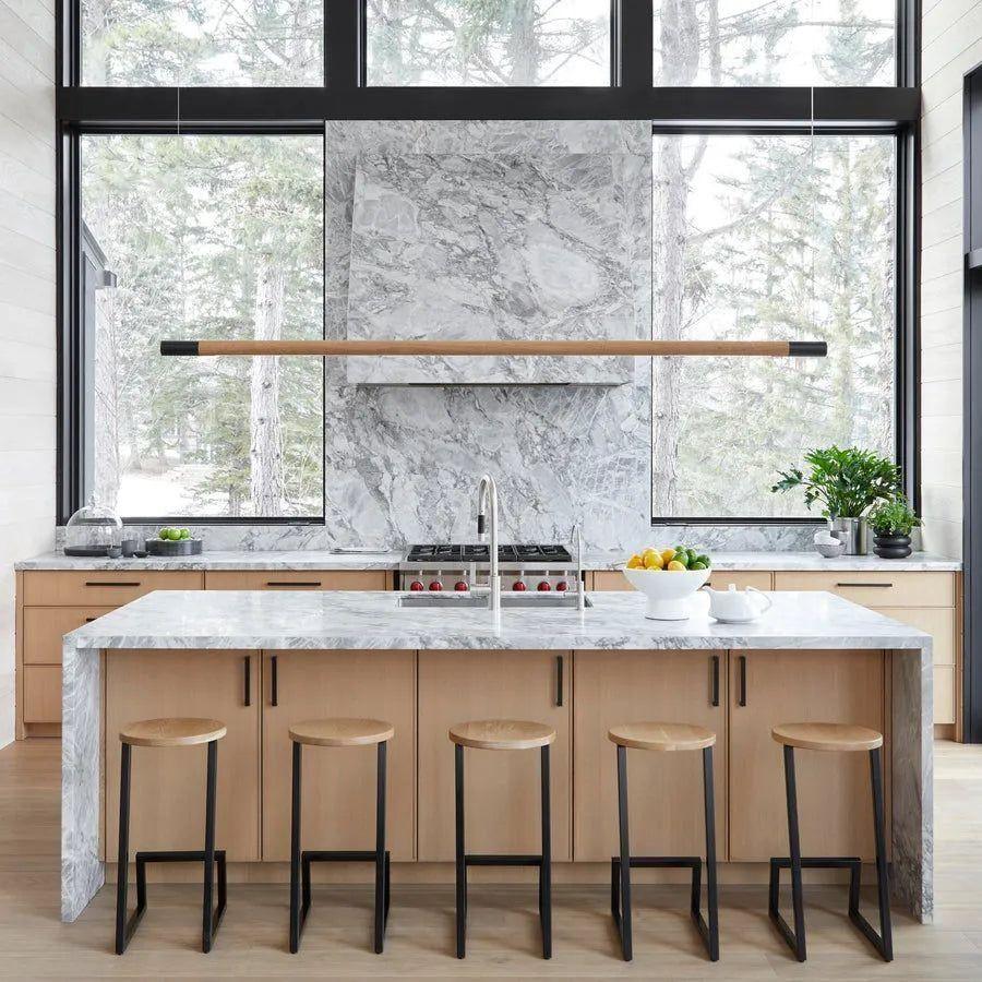 Hollis+Morris - Corktown Stool - CORKBAR-OKB-BK - Canada Light Shop