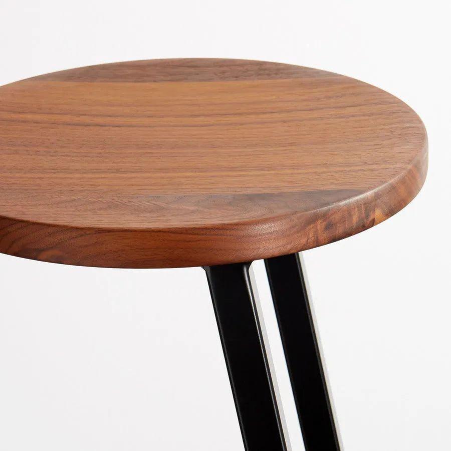Hollis+Morris - Corktown Stool - CORKBAR-OKB-BK - Canada Light Shop