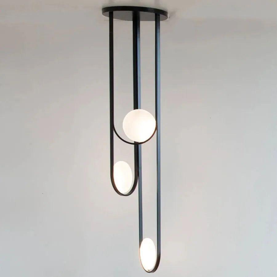 Hollis+Morris - Ellipse Chandelier - ELPSCHANDELIER-BLK - Canada Light Shop