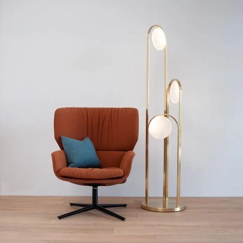 Hollis+Morris - Ellipse Floor Lamp - ELPSFLOOR-BLK - Canada Light Shop