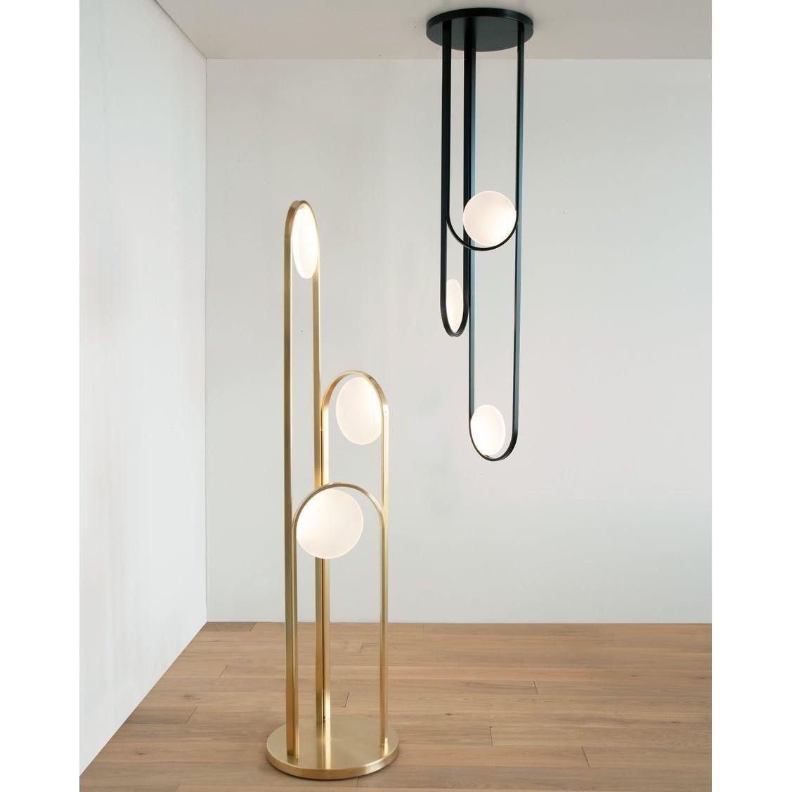 Hollis+Morris - Ellipse Floor Lamp - ELPSFLOOR-BLK - Canada Light Shop