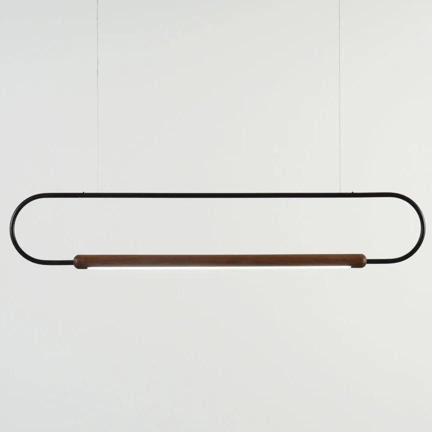 Hollis+Morris - Link Horizontal Pendant - LINK-HORIZ-3FT-OKB-ANT - Canada Light Shop