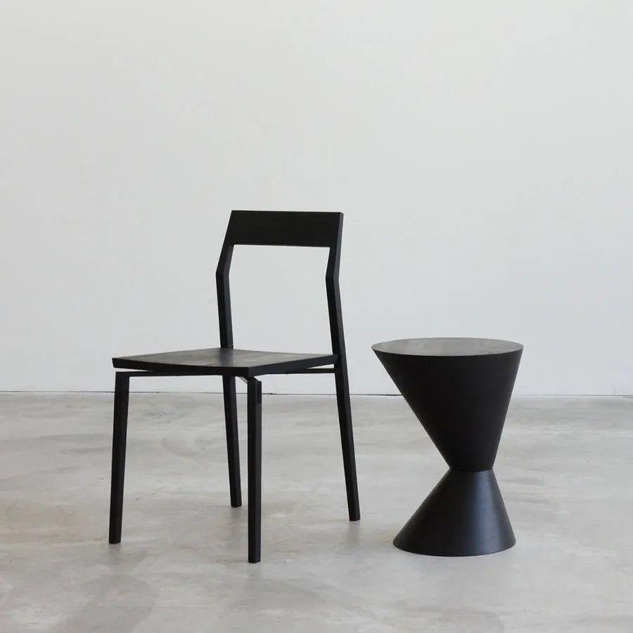 Hollis+Morris - Parkdale Chair - PARKDINING-OKB-BK - Canada Light Shop