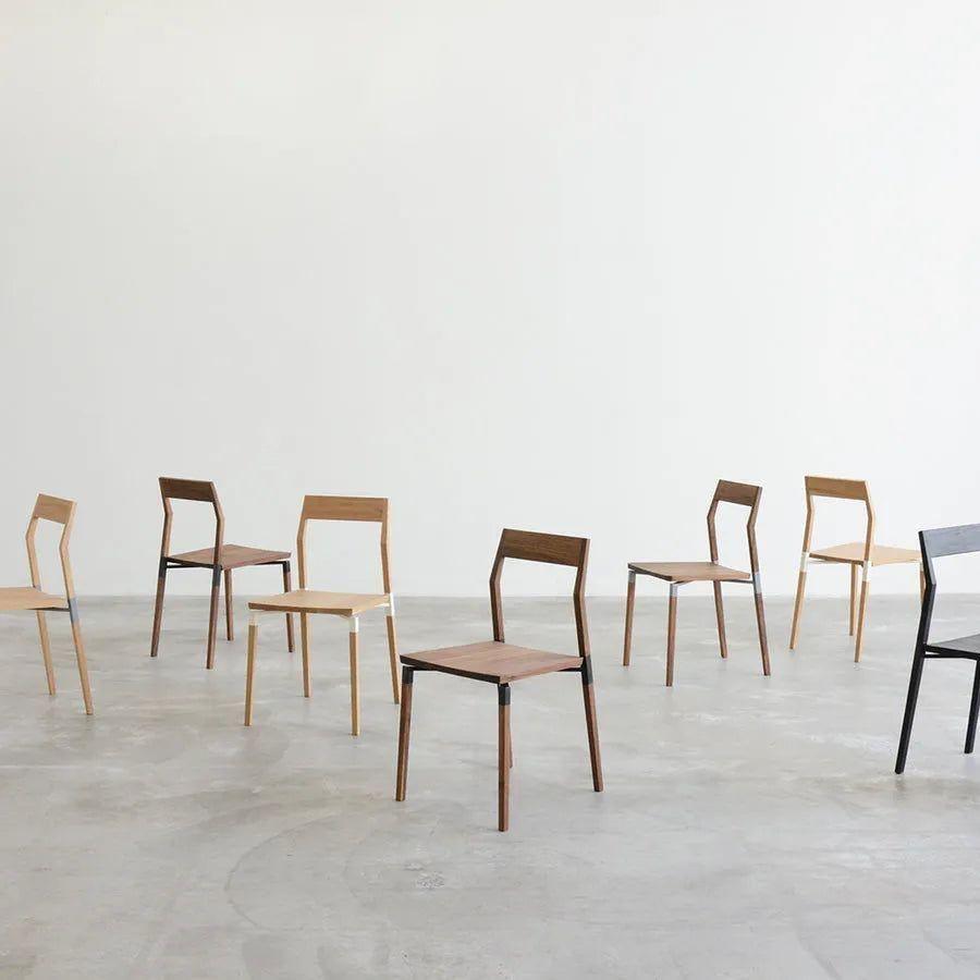 Hollis+Morris - Parkdale Chair - PARKDINING-OKB-BK - Canada Light Shop