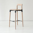 Hollis+Morris - Parkdale Stool - PARKBAR-OKB-BK - Canada Light Shop