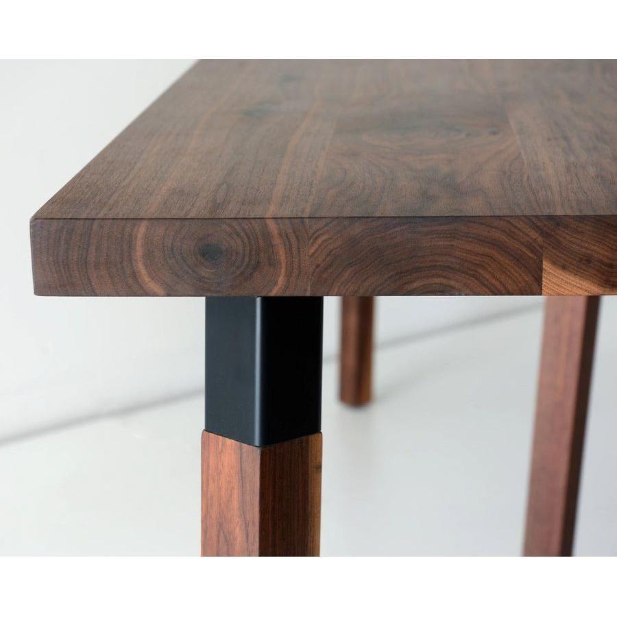 Hollis+Morris - Pier Dining Table - PIER-LG-OKB-BK - Canada Light Shop