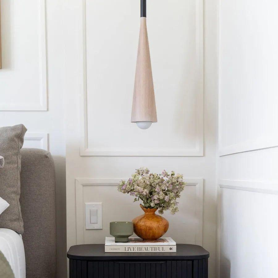 Hollis+Morris - Stem Pendant - STEMPENDANT-OKB-BK - Canada Light Shop