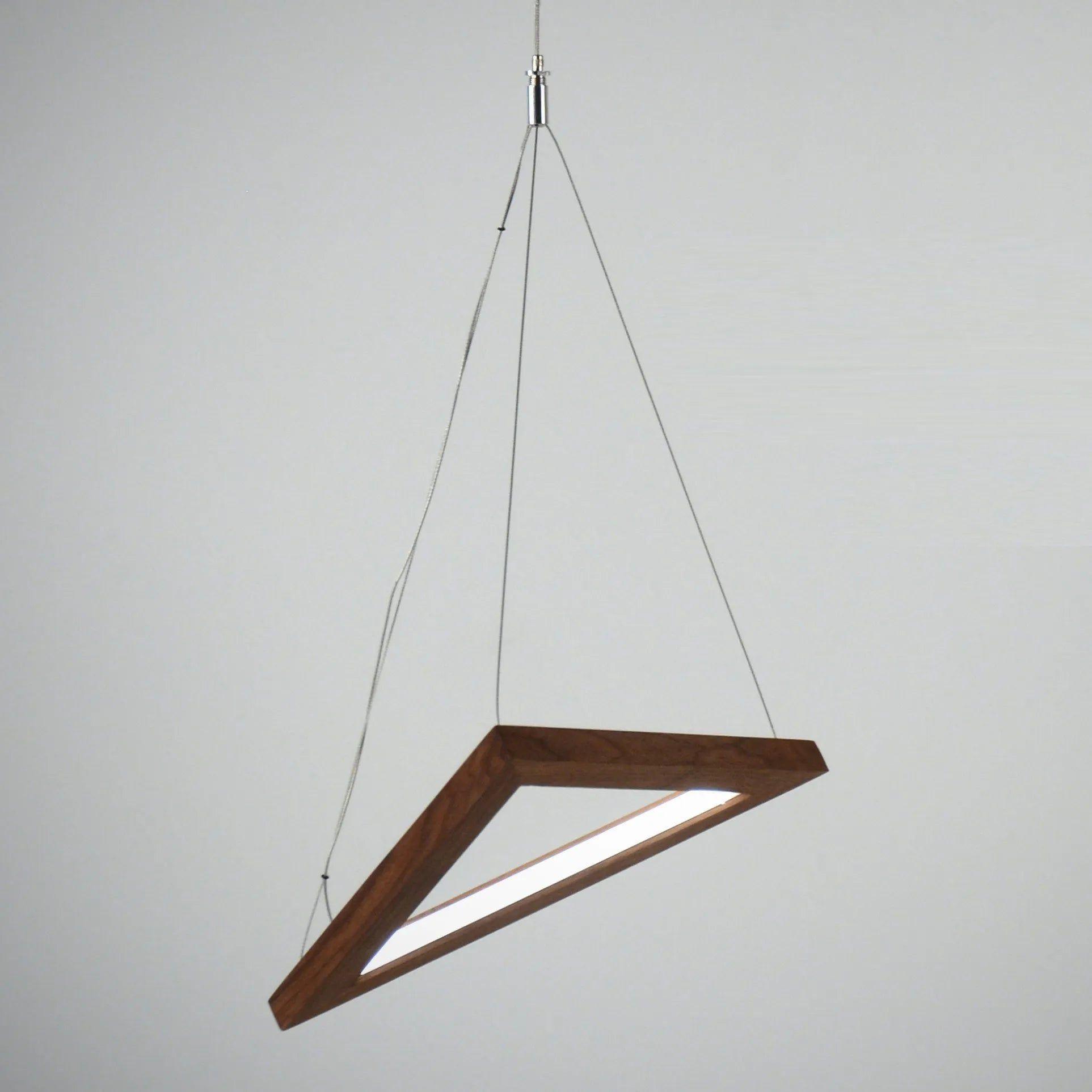 Hollis+Morris - Triangle Pendant - TRIAPENDANT-LG-OKB - Canada Light Shop