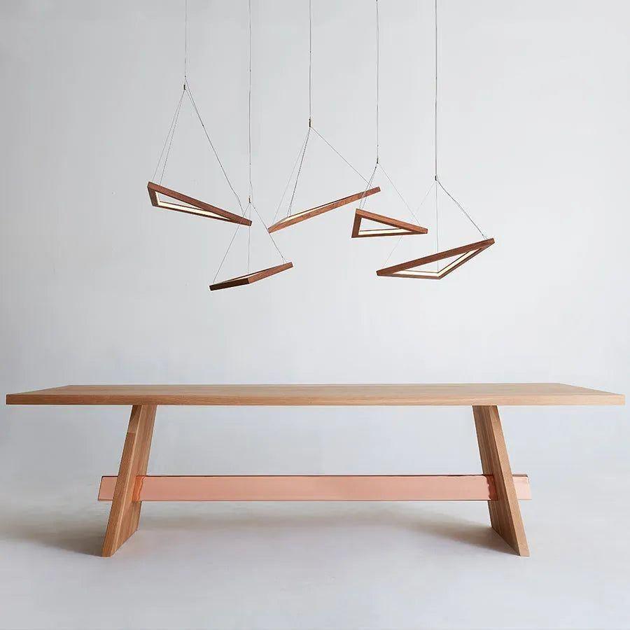 Hollis+Morris - Triangle Pendant - TRIAPENDANT-LG-OKB - Canada Light Shop