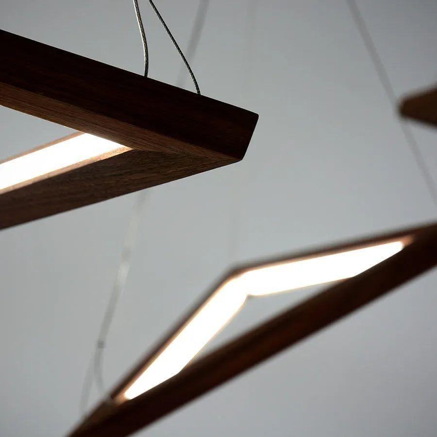 Hollis+Morris - Triangle Pendant - TRIAPENDANT-LG-OKB - Canada Light Shop