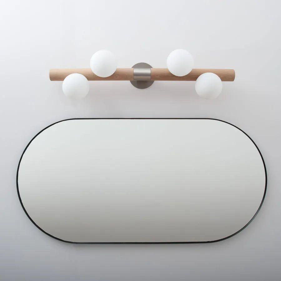 Hollis+Morris - Willow Bar Wall Sconce - WILOWALL-OKB-BLK - Canada Light Shop